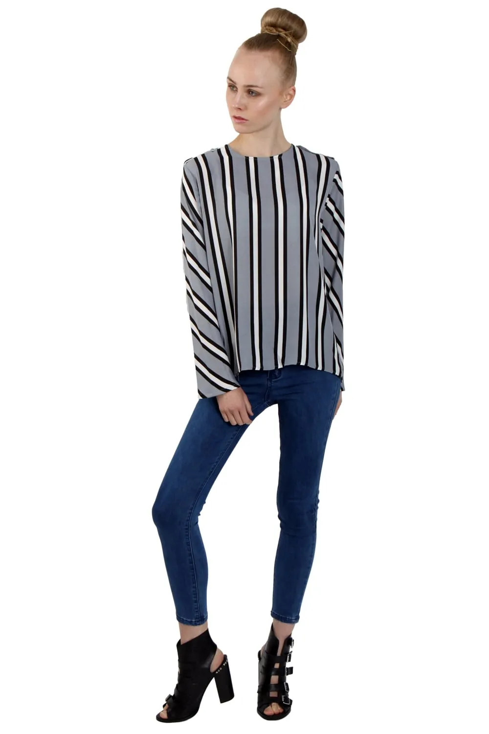 Striped Long Sleeve Top