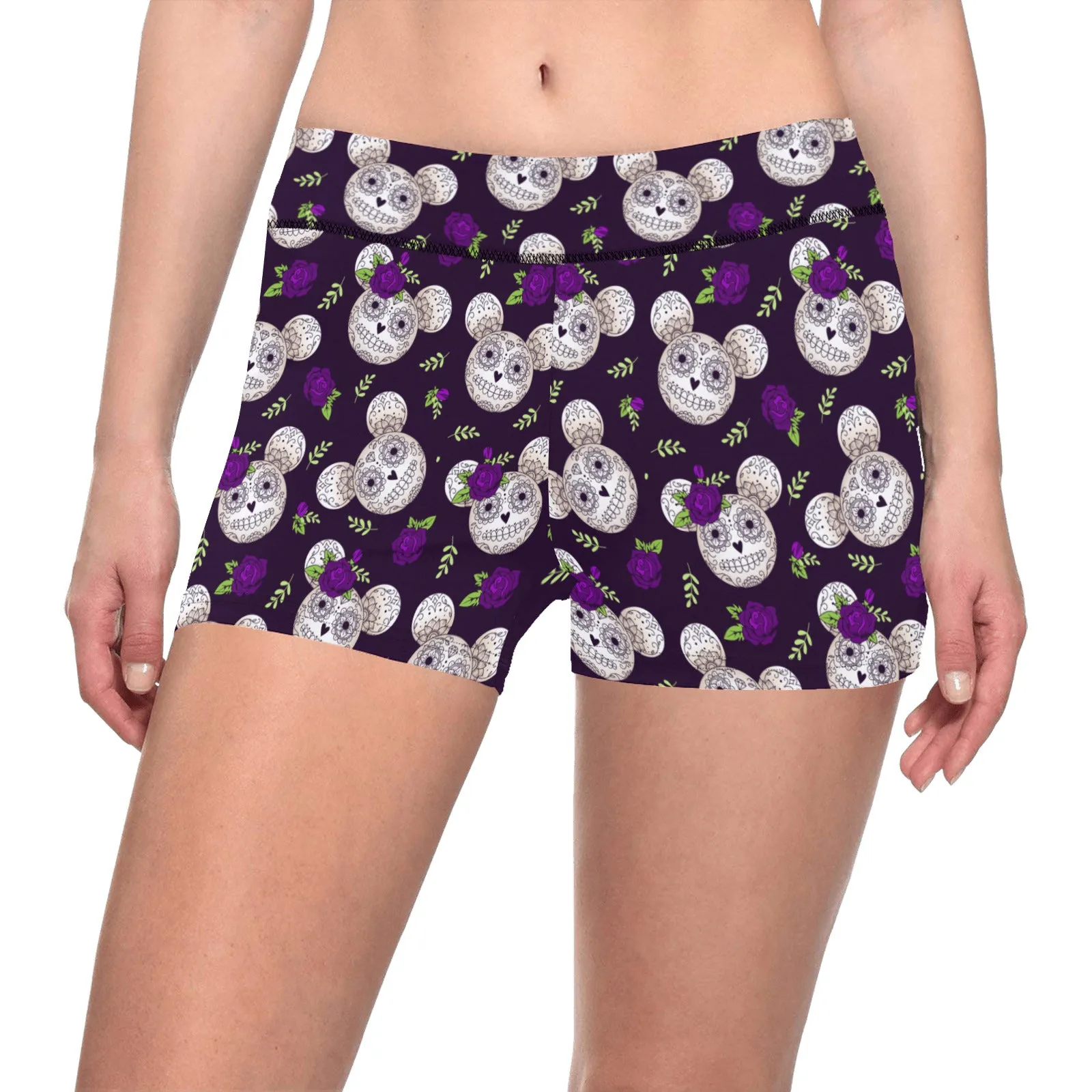 Sugar Skulls Short Leggings