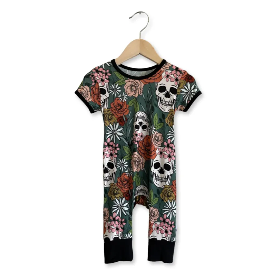 Sweet & Skully Short Long Romper