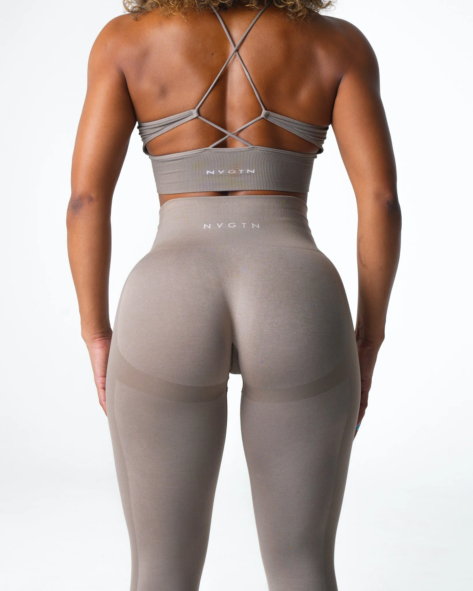 Taupe Performance Seamless Leggings