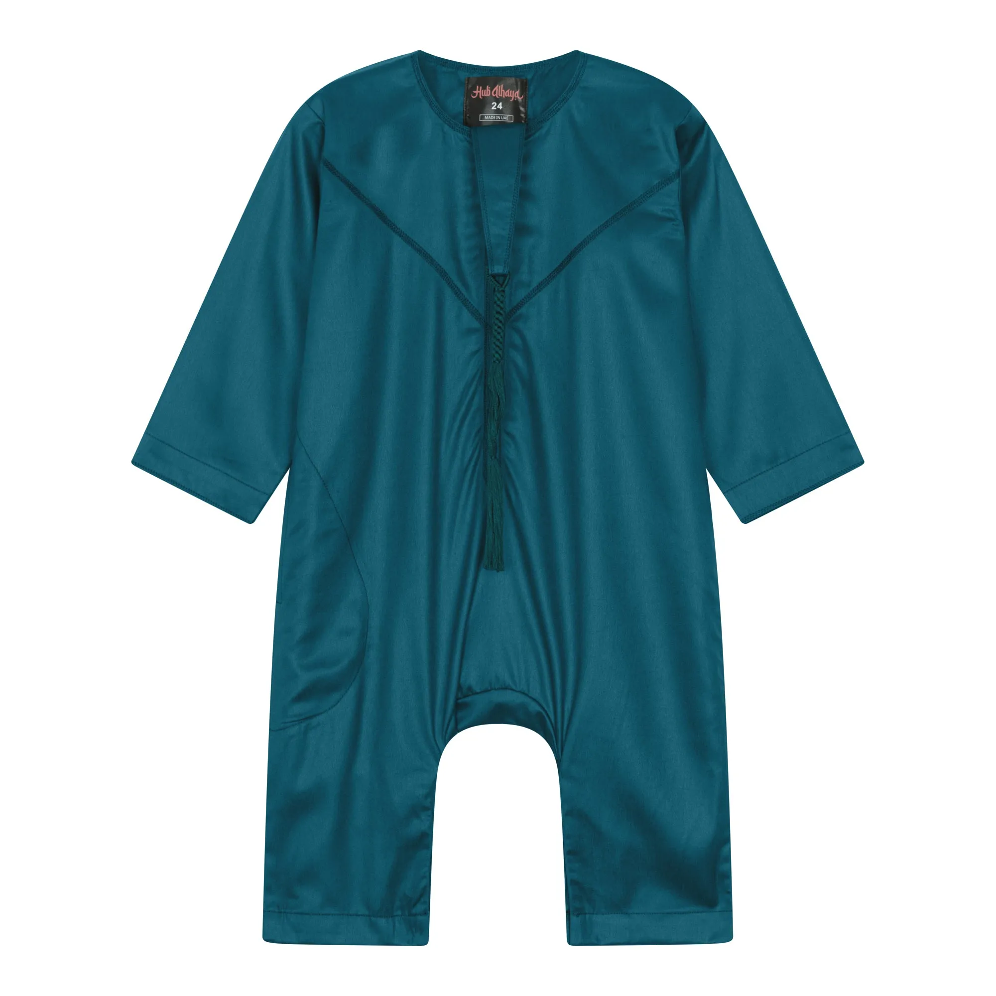 Teal Emirati | Baby Romper Thobes