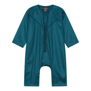 Teal Emirati | Baby Romper Thobes