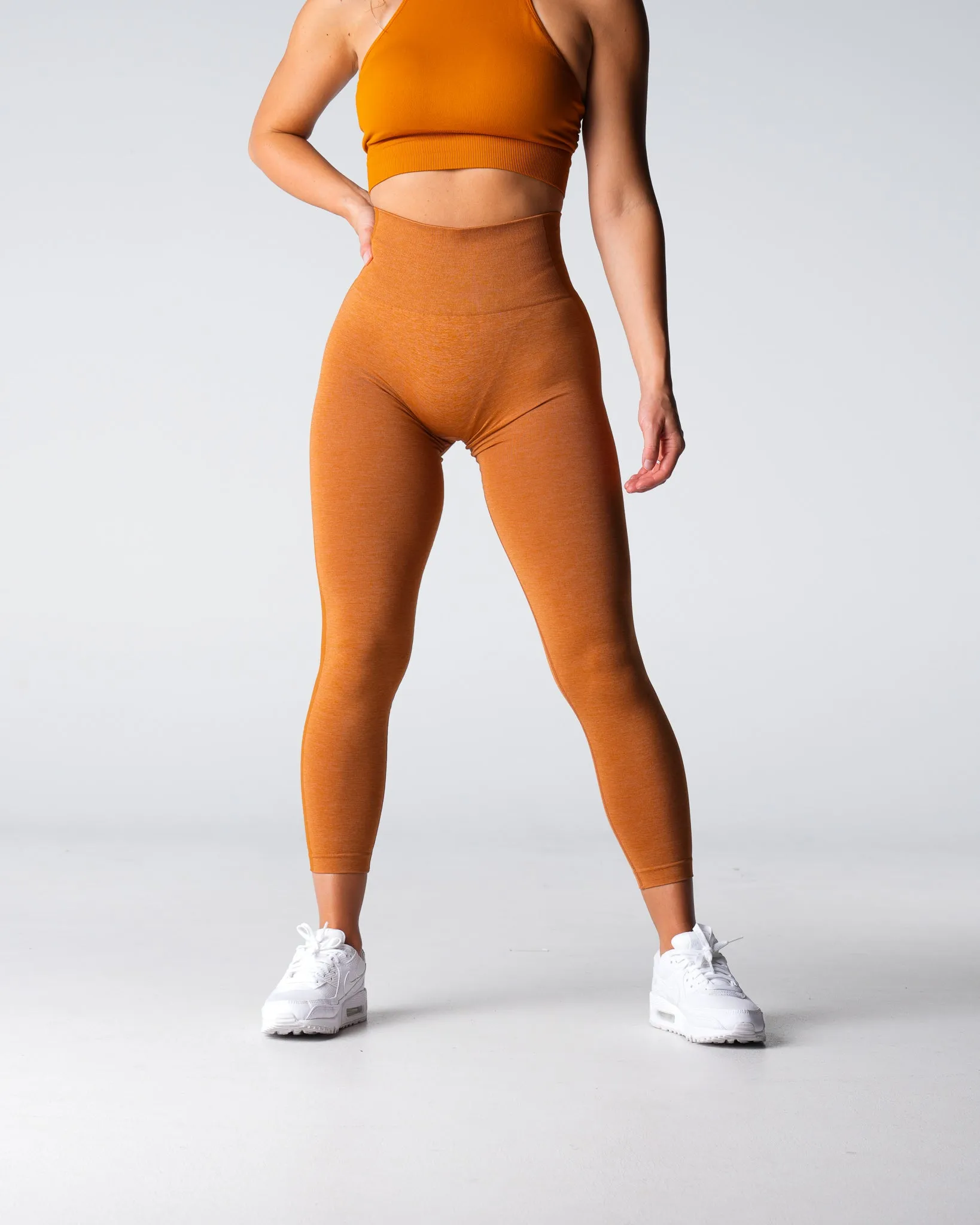 Terracotta Performance Seamless Leggings