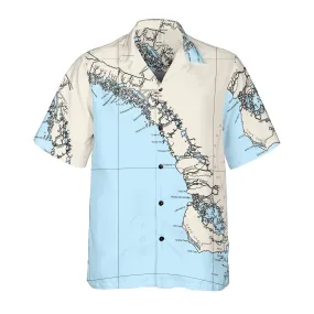 The Everglades City to Cape Sable Coconut Button Camp Shirt