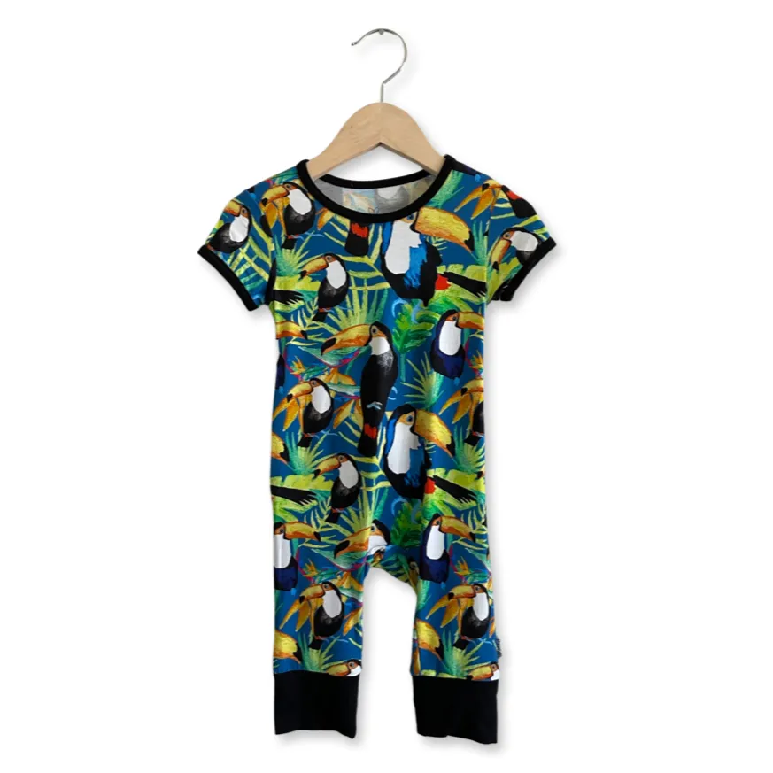 Toucan Jungle Short Long Romper