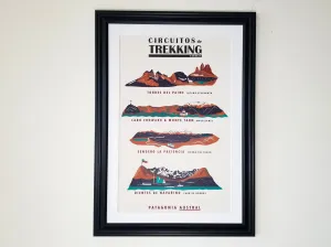 Trekking Patagonia Austral Poster | Patagonia Chile