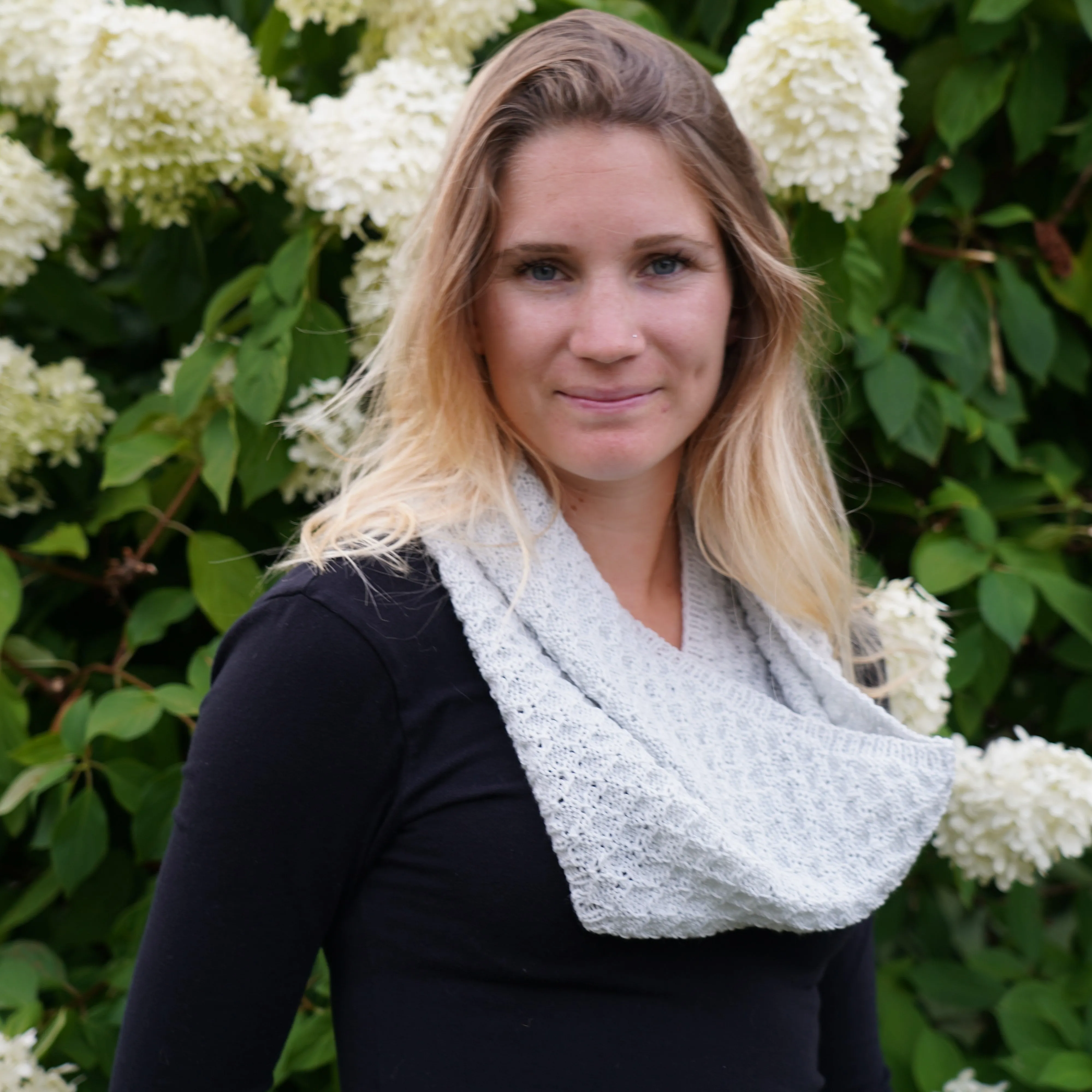 Tuckerton Cowl Hand Knitting Pattern Fingering and DK Weight