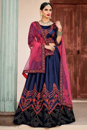 Ultra Marine Blue Designer Lehenga Choli