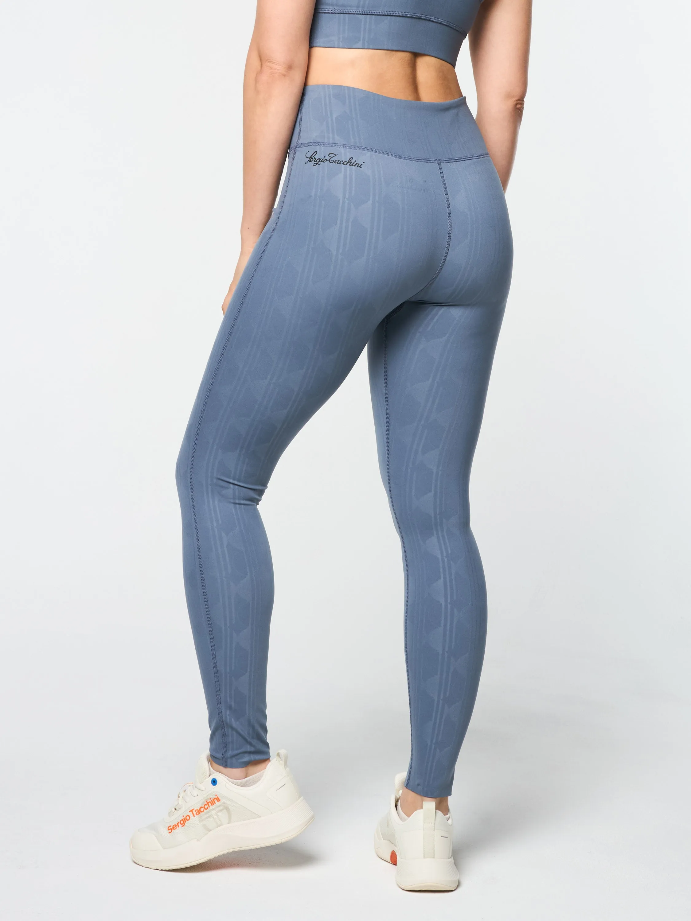 Viano Printed Leggings- Grisaille