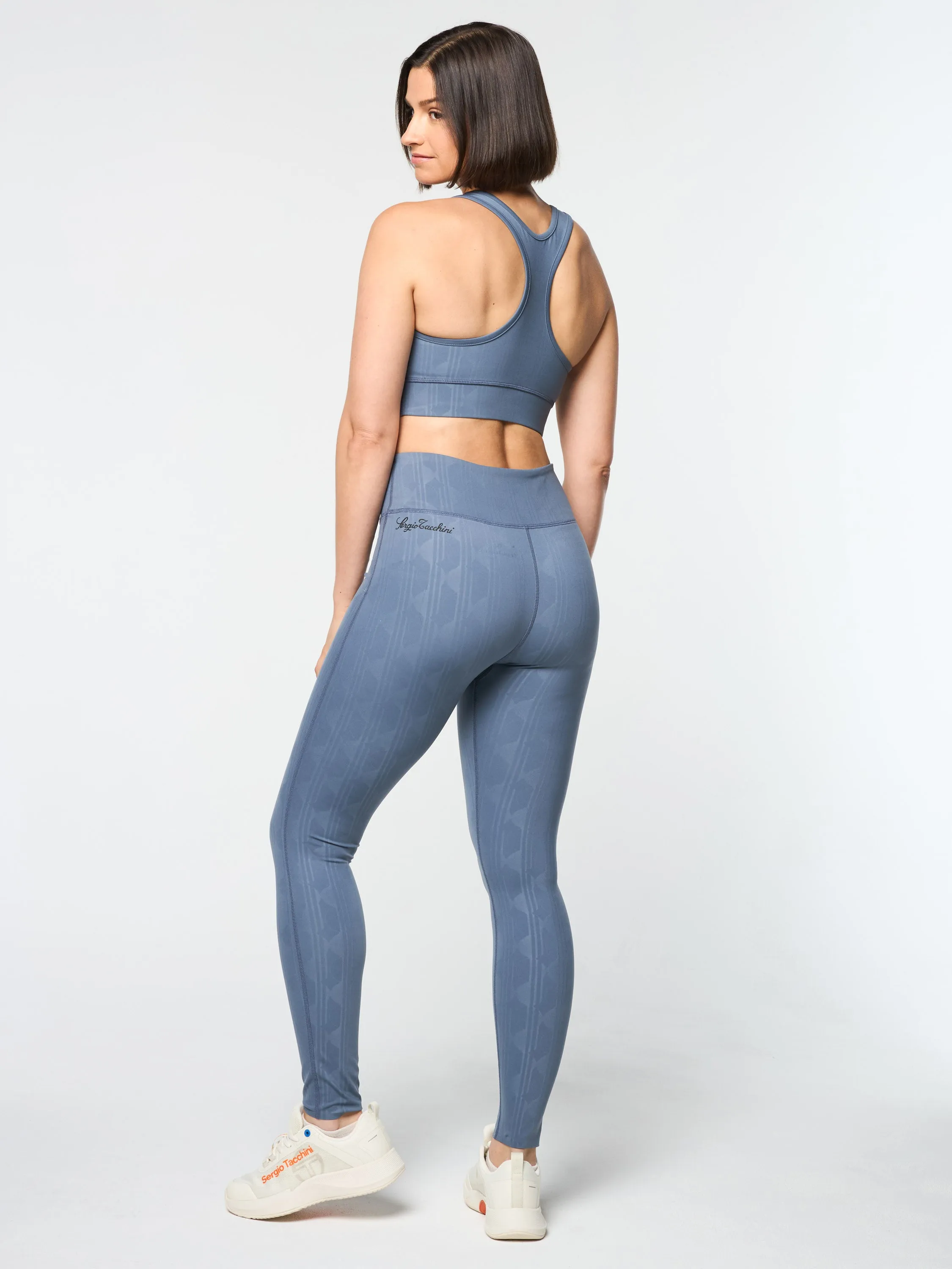 Viano Printed Leggings- Grisaille