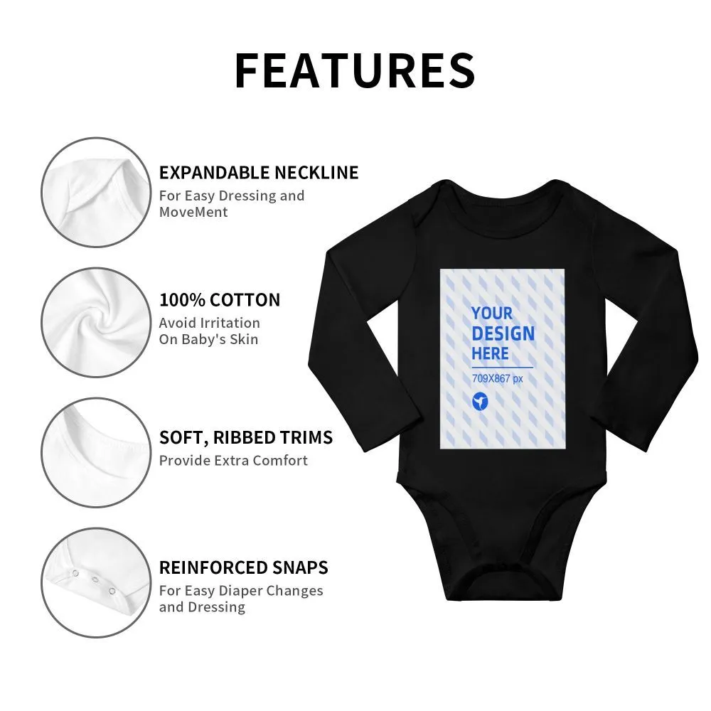 Wear A Comfortable Baby Long-sleeved Romper