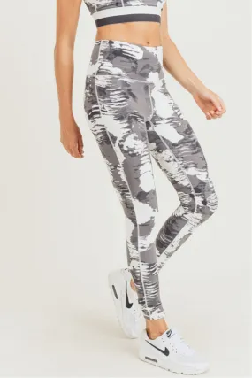 White Clouds Highwaist Leggings - Mono B