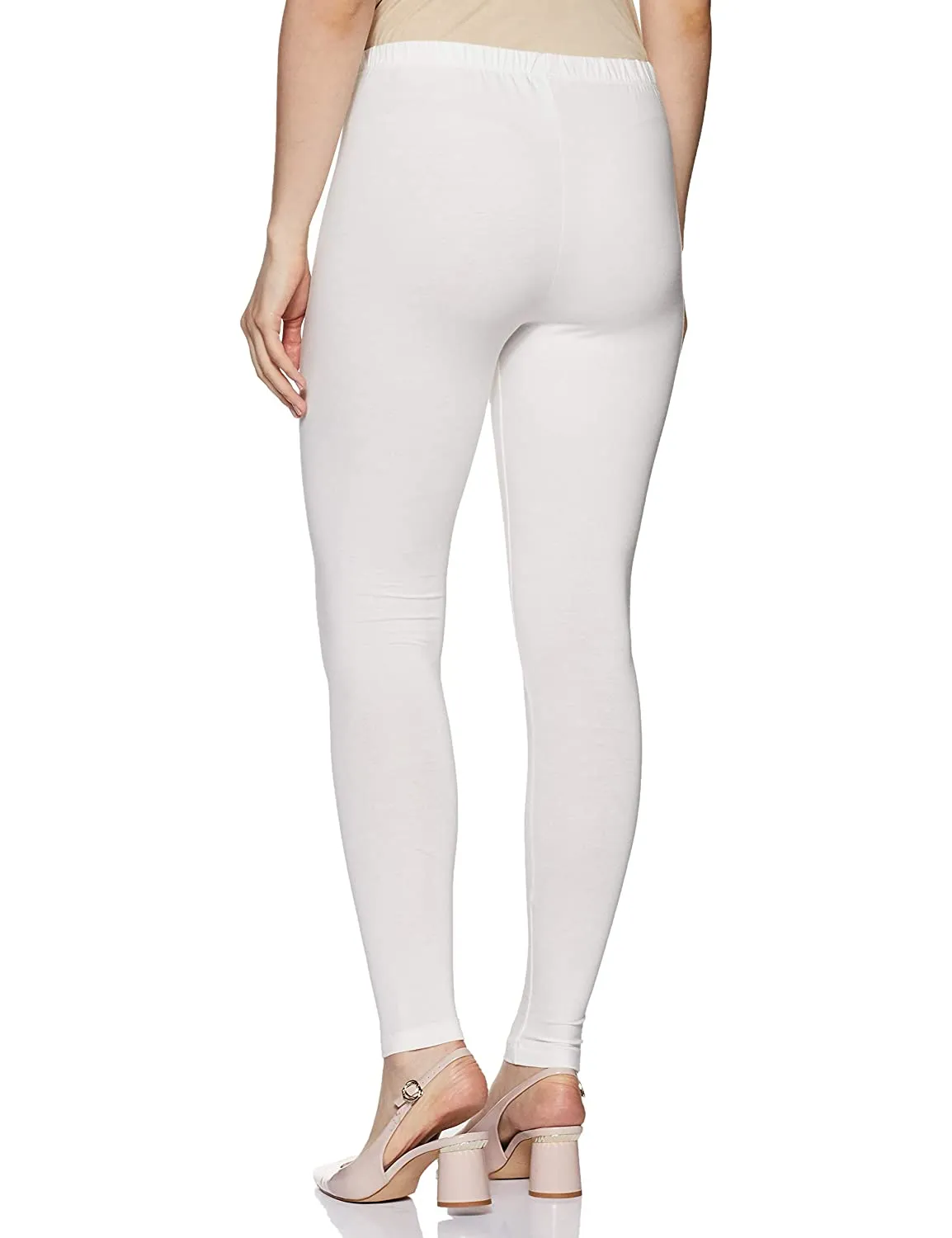 White Rupa Cotton leggings pants for Woman