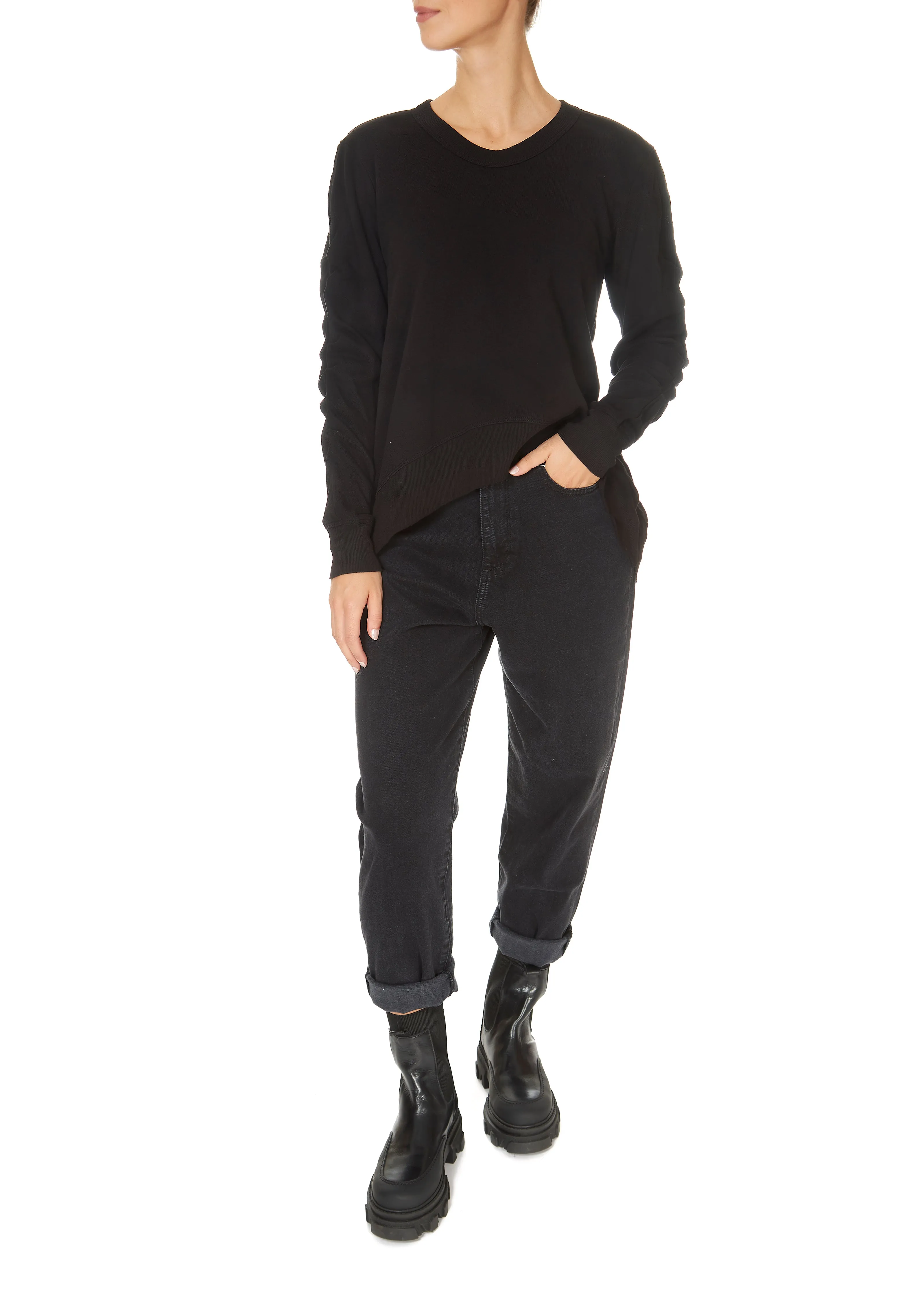 Wilt Slouchy Sweatshirt Black