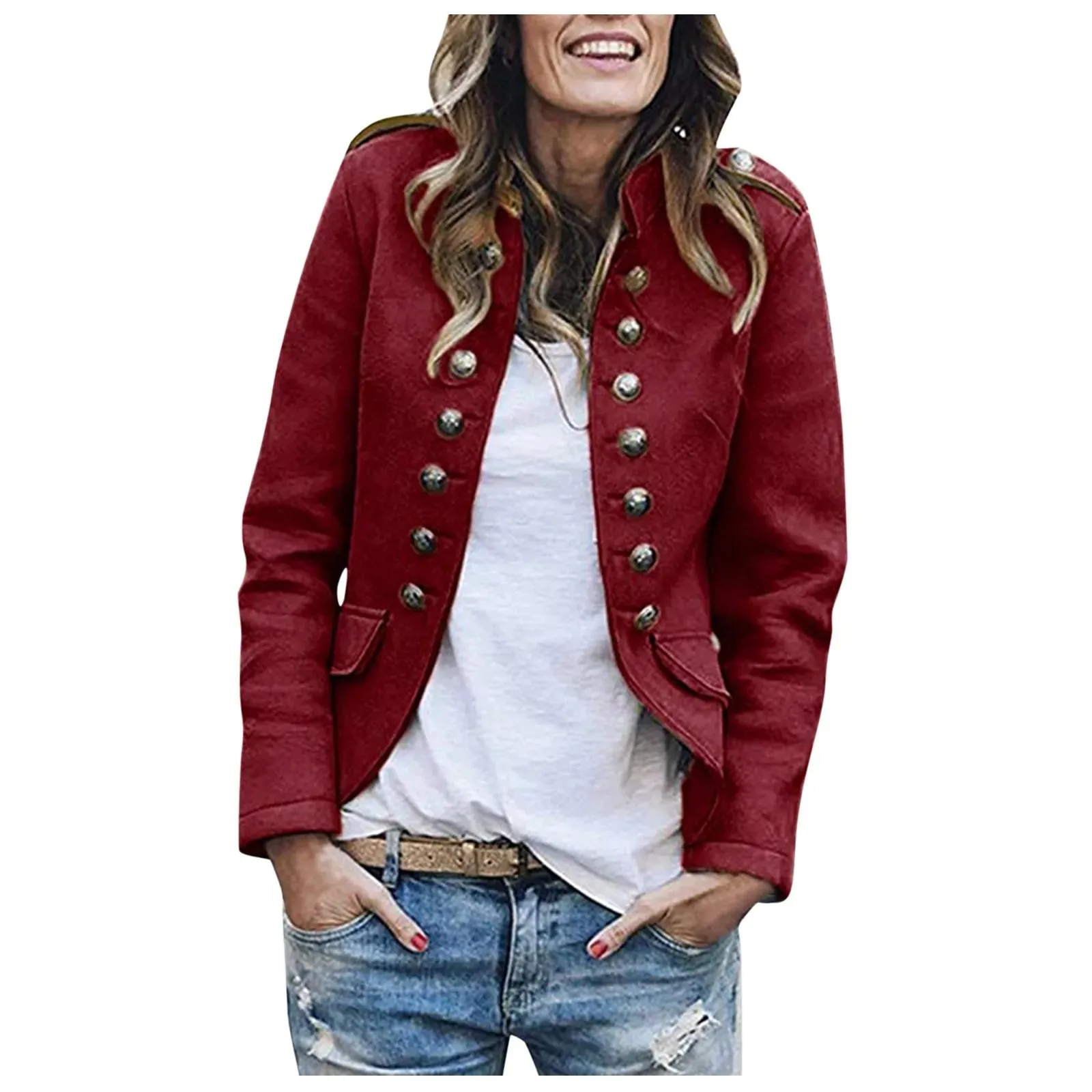 Winter Button Long Sleeve Chic Stylish Elegant Fashionable Versatile Korean Woman Clothing Veste Femme Jacket 2024