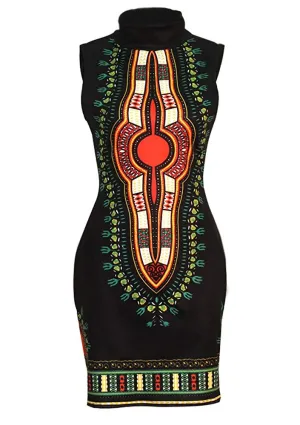 Women's Dashiki Afrikan Floral Dresses