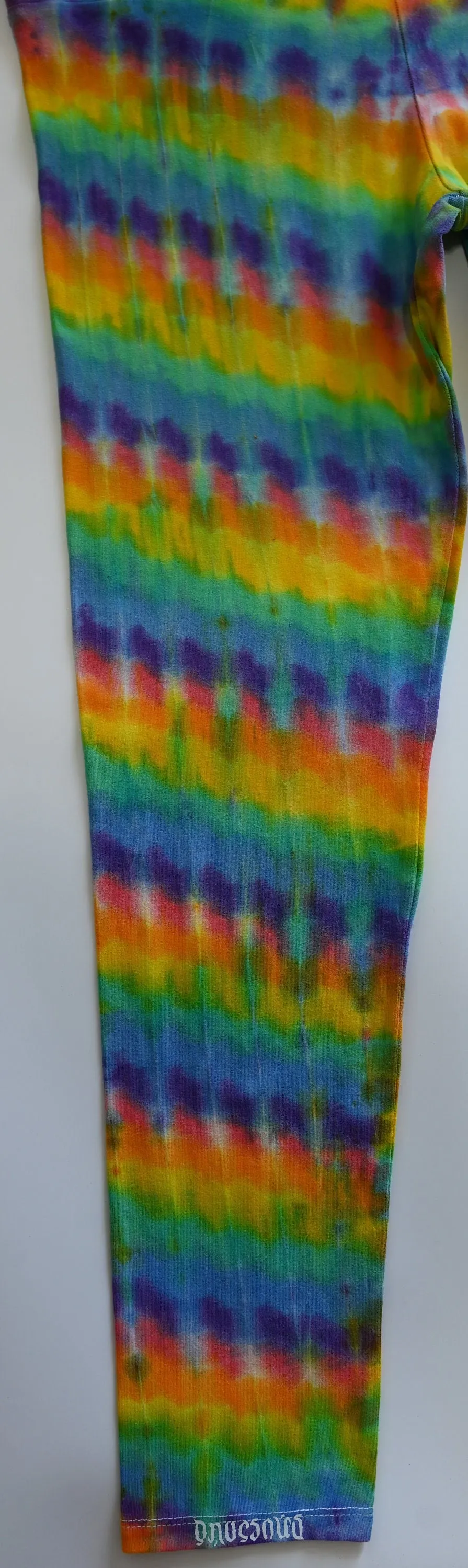 XL Trippy Weaver Vertical Pleat Tie Dye Leggings **OCD Special! Price Slashed! Please Read Description!