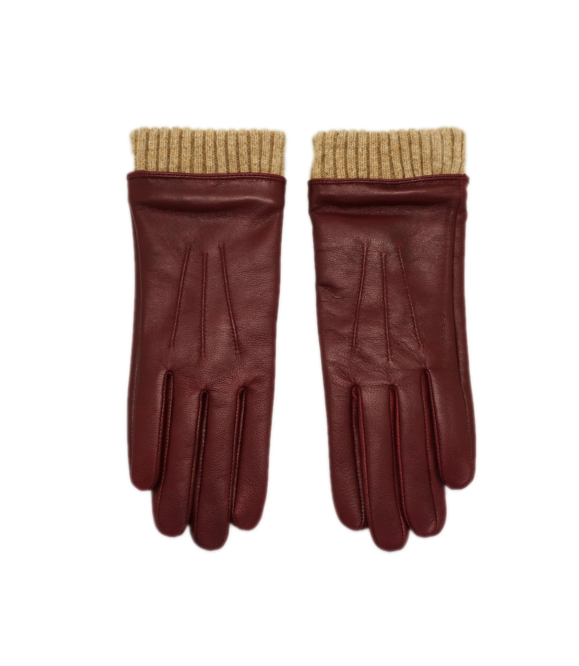 YISEVEN Women‘s  Sheepskin Leather  Long Gloves